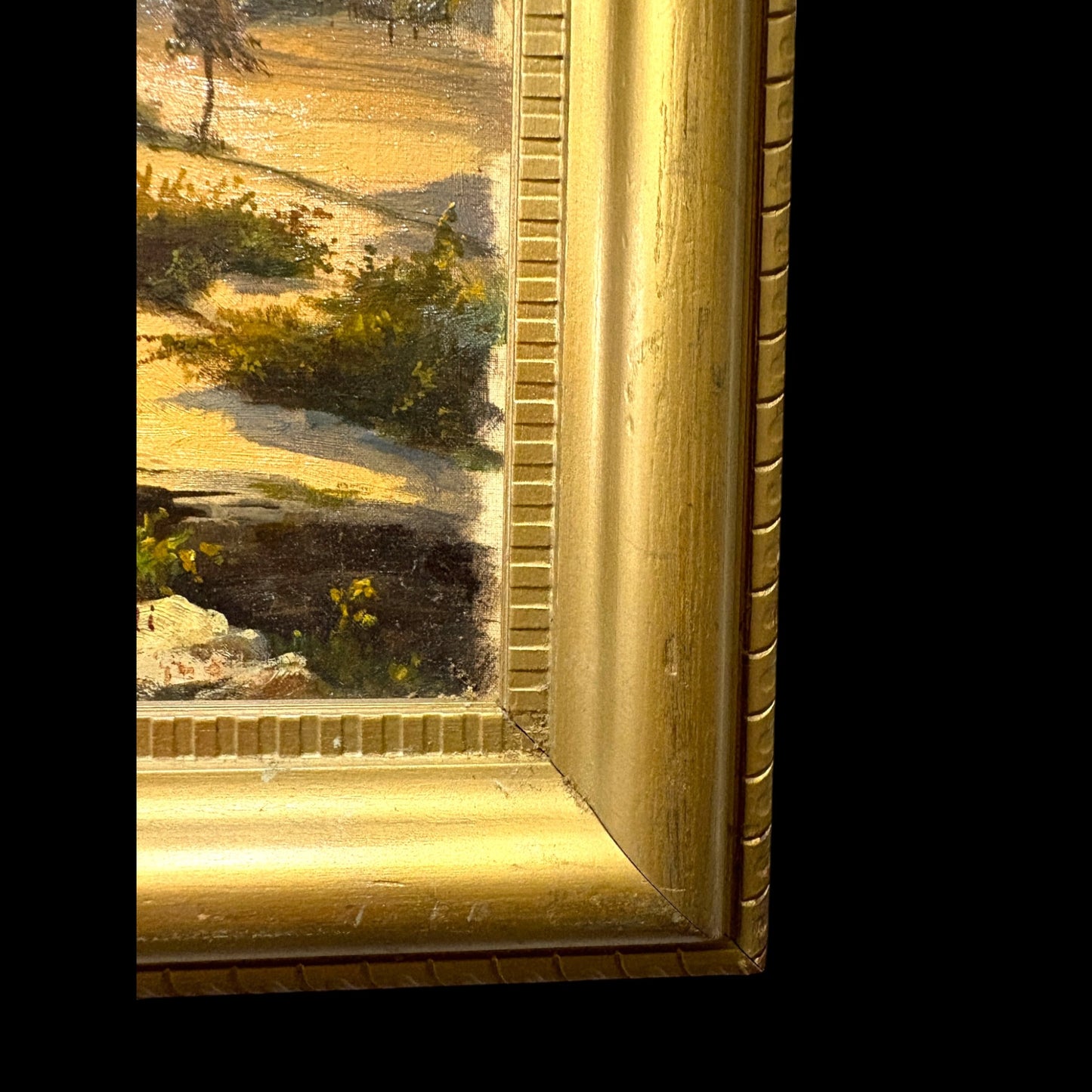 Mediterranean Coastal Oil Painting by M. Khaleghi